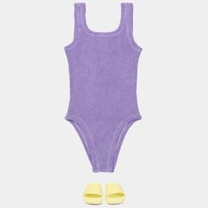 HUNZA G GIRLS ALVA ONE PIECE SWIMSUIT